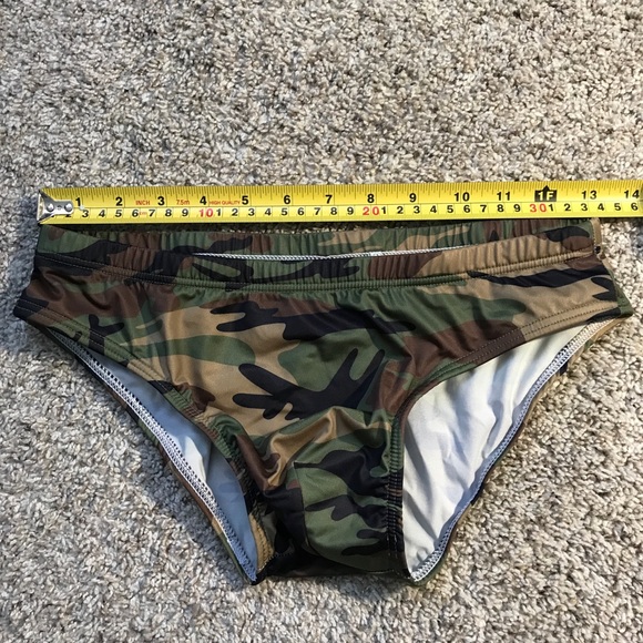Camo Swim Briefs - Picture 6 of 6